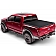 Truxedo Tonneau Cover Hard Roll-Up Black Matte Woven Fabric Over Aluminum Slats - 1547916