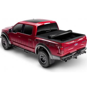 Truxedo Tonneau Cover Hard Roll-Up Black Matte Woven Fabric Over Aluminum Slats - 1547916-1