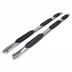TrailFX Nerf Bar - Truck Wheel to Wheel Stainless Steel Oval 5 Inch - A7096S