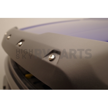 Tough Guard Form Fit Bug Shield - Acrylic ABS Textured Plastic Black Satin Hood Only - TG8R17-2