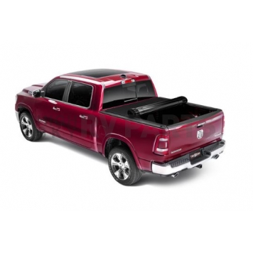 Truxedo Tonneau Cover Hard Roll-Up Black Matte Woven Fabric Over Aluminum Slats - 1572616-1
