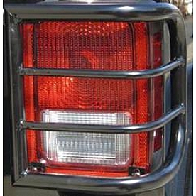 TrailFX Tail Light Guard Steel Bar Style Set Of 2 - T0020B