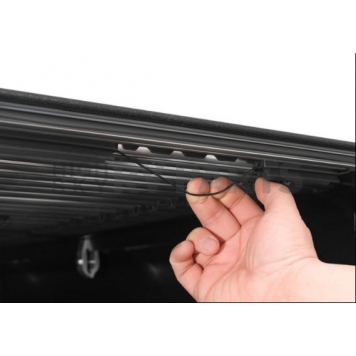 Truxedo Tonneau Cover Hard Roll-Up Black Leather-Grain Vinyl - 1584901-3