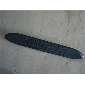TrailFX Nerf Bar Pad Black Plastic for 4 Inch Oval Straight Bars Single - WSP003KIT