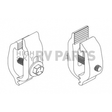 Truxedo Tonneau Cover Rail Clamp Set Of 6 - 1705391