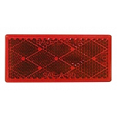 Peterson Mfg. Reflector Rectangular Red - B483R