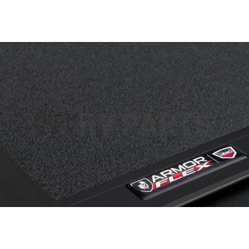 UnderCover Tonneau Cover Hard Folding Black Textured Matte Line-X Coated Aluminum - AX12005-7