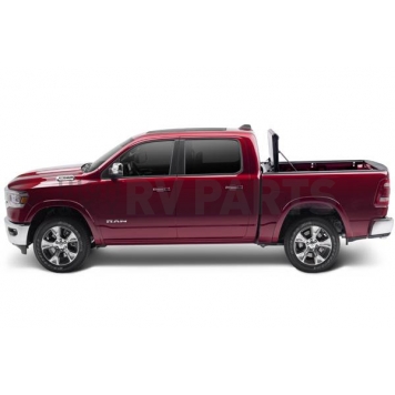 UnderCover Tonneau Cover Hard Folding Black Textured Matte Line-X Coated Aluminum - AX12022-4