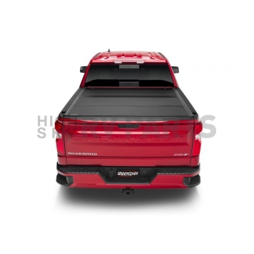 UnderCover Tonneau Cover Hard Folding Black Matte Aluminum - AX12025-1