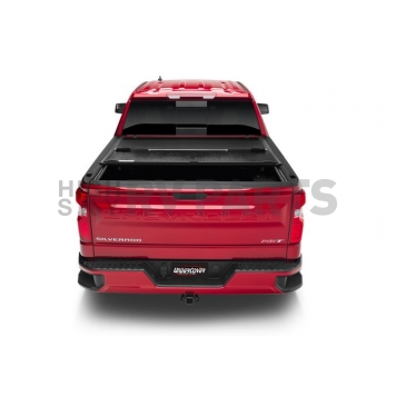 UnderCover Tonneau Cover Hard Folding Black Matte Textured Aluminum - AX12026-2