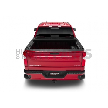 UnderCover Tonneau Cover Hard Folding Black Matte Textured Aluminum - AX12026-3