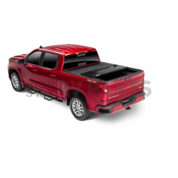 UnderCover Tonneau Cover Hard Folding Black Matte Textured Aluminum - AX12026-6