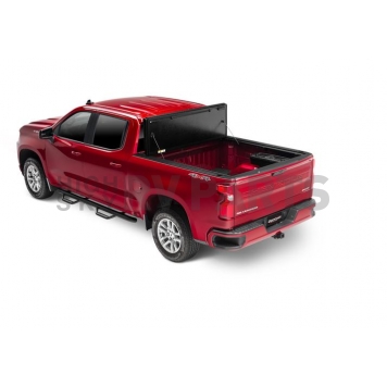 UnderCover Tonneau Cover Hard Folding Black Matte Textured Aluminum - AX12026-7