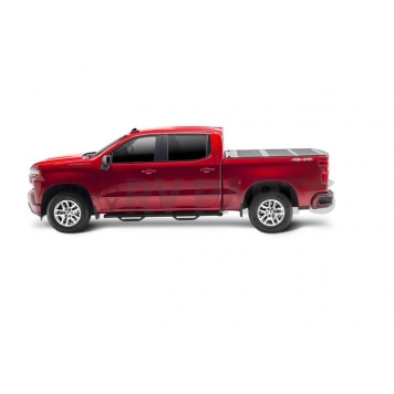 UnderCover Tonneau Cover Hard Folding Black Matte Textured Aluminum - AX12026-8