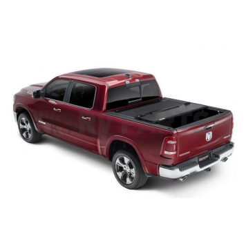 UnderCover Tonneau Cover Hard Folding Black Textured Matte Line-X Coated Aluminum - AX22022-1