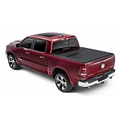UnderCover Tonneau Cover Hard Folding Black Textured Matte Line-X Coated Aluminum - AX22023