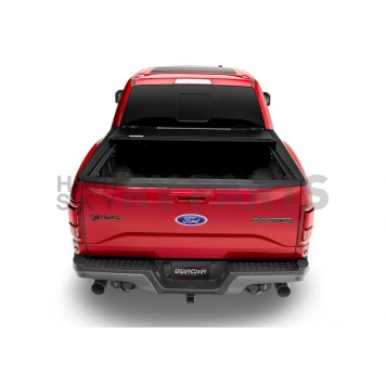 UnderCover Tonneau Cover Hard Folding Black Matte Textured Aluminum - AX22024-1