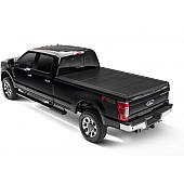 UnderCover Tonneau Cover Hard Folding Black Matte Textured Aluminum - AX22026