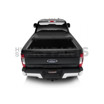 UnderCover Tonneau Cover Hard Folding Black Matte Textured Aluminum - AX22026-2