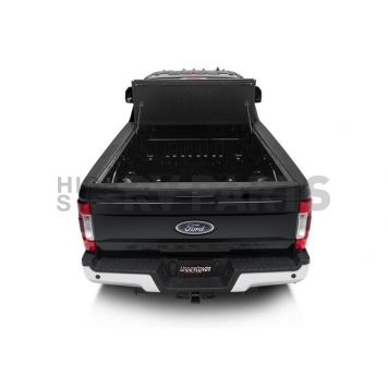 UnderCover Tonneau Cover Hard Folding Black Matte Textured Aluminum - AX22026-3