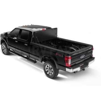 UnderCover Tonneau Cover Hard Folding Black Matte Textured Aluminum - AX22026-6