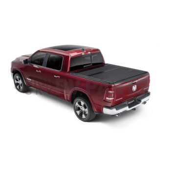 UnderCover Tonneau Cover Hard Folding Black Matte Textured Aluminum - AX32011