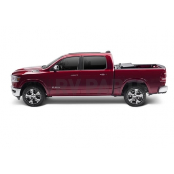 UnderCover Tonneau Cover Hard Folding Black Matte Textured Aluminum - AX32011-4