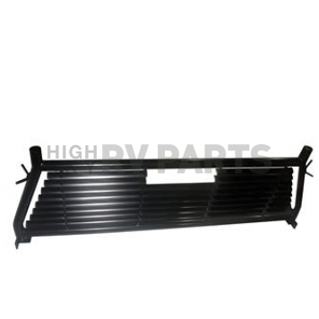 TrailFX Headache Rack Round Tube Louvered Steel Black Powder Coated - H0004B