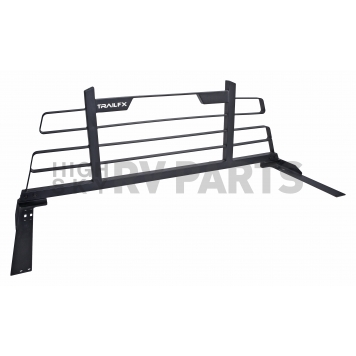 TrailFX Headache Rack Frame Only Steel Titanium Black Powder Coated - HR001B-3