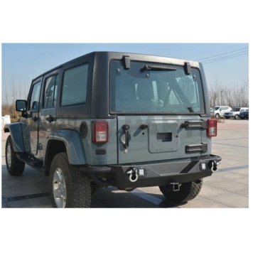 TrailFX TFX Jeep Products Bumper 1-Piece Design Steel Black - J034T-1