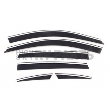Auto Ventshade (AVS) Rainguard - Smoke Acrylic Set Of 6 - 796002