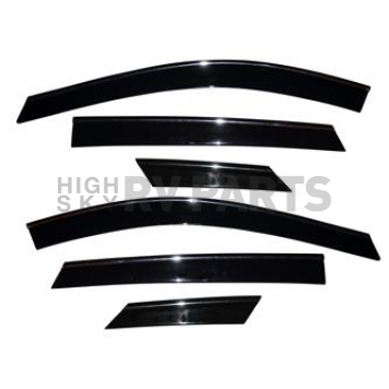 Auto Ventshade (AVS) Rainguard - Smoke Acrylic Set Of 6 - 796003