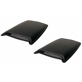 Auto Ventshade (AVS) Hood Scoop - Single Vented Bare ABS Plastic Primered - 80001