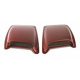Auto Ventshade (AVS) Hood Scoop - Single Vented Bare ABS Plastic Primered - 80002