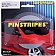 Trimbrite Pinstripe Tape - Single Solid Stripe Vinyl Black - R21202