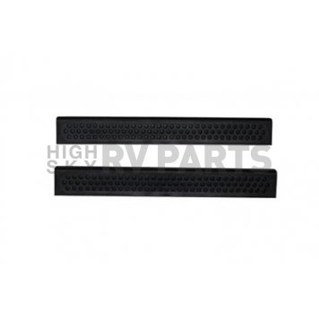 Auto Ventshade Door Sill Protector - Acrylic Black Matte Set Of 2 - 88106