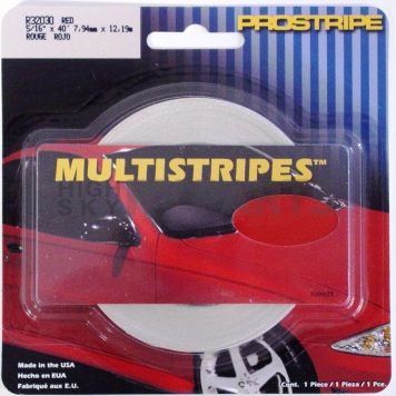 Trimbrite Pinstripe Tape - Double Stripe Vinyl Tomato Red - R32030-1