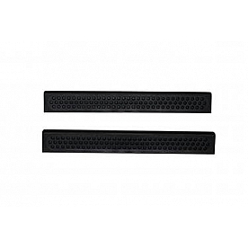 Auto Ventshade Door Sill Protector - Acrylic Black Matte Set Of 2 - 88428
