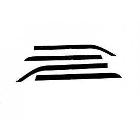 Auto Ventshade (AVS) Rainguard - Smoke Gray Acrylic Set Of 4 - 894004