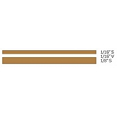 Trimbrite Pinstripe Tape - Double Stripe Vinyl Gold - T0303
