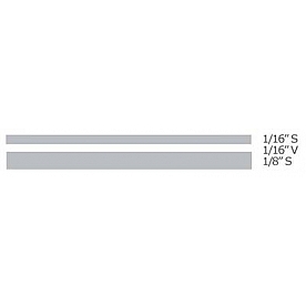 Trimbrite Pinstripe Tape - Double Stripe Vinyl Silver - T0310
