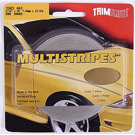 Trimbrite Pinstripe Tape - Double Stripe Vinyl Gold - T0403