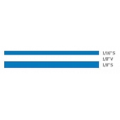 Trimbrite Pinstripe Tape - Double Stripe Vinyl Blue - T0404