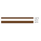 Trimbrite Pinstripe Tape - Double Stripe Vinyl Brown - T0407