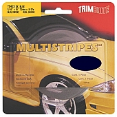 Trimbrite Pinstripe Tape - Double Stripe Vinyl Dark Blue - T0413