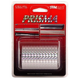 Trimbrite Pinstripe Tape - Single Solid Stripe Vinyl Chrome/ Silver - T0926