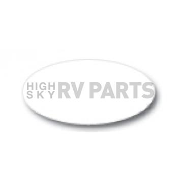 Trimbrite Pinstripe Tape - Single Solid Stripe Vinyl White - T1110