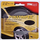 Trimbrite Pinstripe Tape - Single Solid Stripe Vinyl Black - T1214