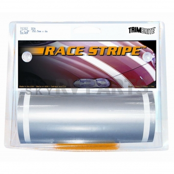 Trimbrite Stripe Kit - Race Stripe Silver - T1312-1