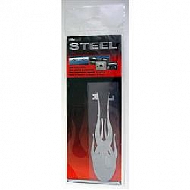 Trimbrite Decal - Flame - Silver - T1950